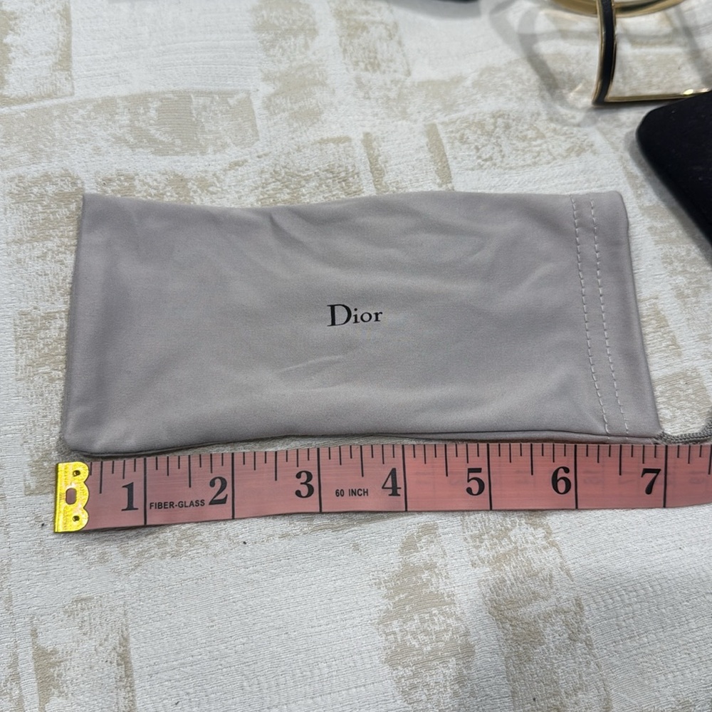 Christian Dior Dior Chicago2 Gold Tone Frame Aviator Sunglasses host pick - Picture 16 of 16